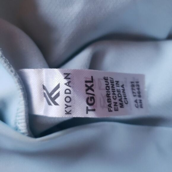 Kyodan Sky Blue Floral Tankini L Swim Bottoms XL Women’s Large Sep. Set NWOT - Picture 5 of 8